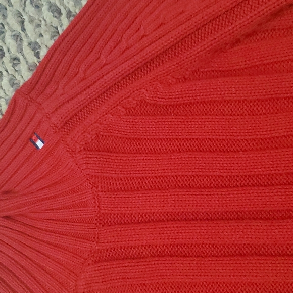 Red Tommy Hilfiger Turtleneck - Picture 2 of 4